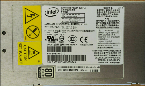 EMC 750W Dell 80 Plus Platinum Power Supply Modular 105-000-244